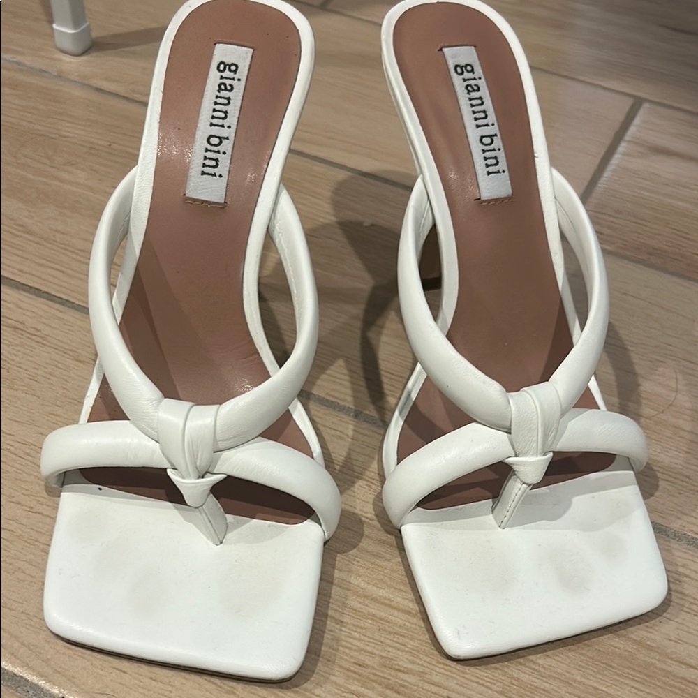 Gianni Bini Elegant White Sandals